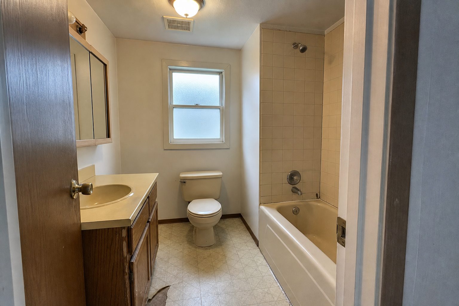 Before — Walk-In Shower Conversion